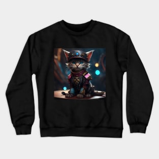 Kitten Pirate Crewneck Sweatshirt